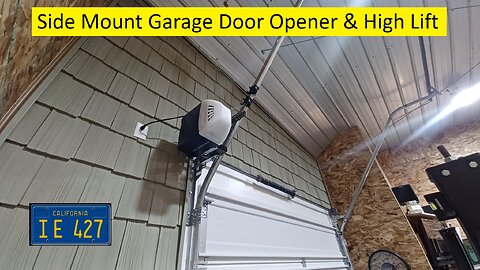 Side Mount Garage Door Opener & High lift