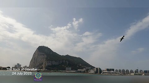 Ambient Relaxing Music set to Time Lapse Clouds at The Rock of Gibraltar