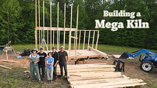 #13 MEGA SOLAR LUMBER KILN: Building it, Part 1 (Will it work???)