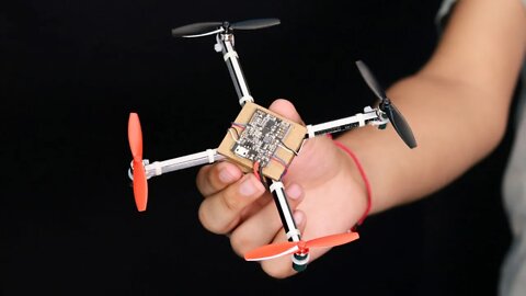 WOW! How to Make a Drone (Quadcopter) out of Pencils