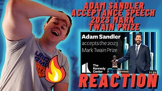 Adam Sandler Acceptance Speech | 2023 Mark Twain Prize | IRISH REACTION