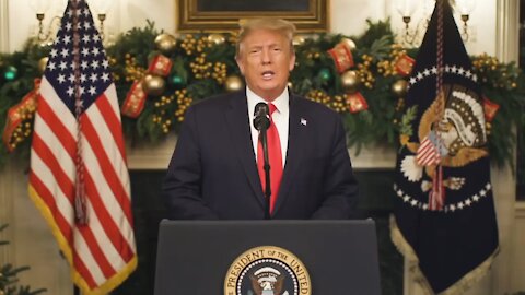 Happy New Year 2021 from President Trump!!
