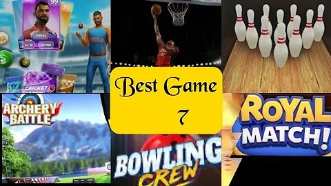 all game in one video|cricket league |royal match|bowling crow|Archery Battle|Ton blast