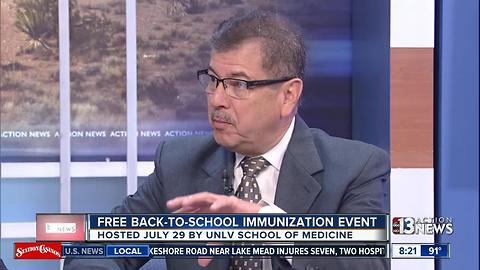 UNLV School of Medicine Hosts FREE Back-to-School Immunization Event
