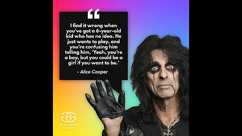 ALICE COOPER REMOVED FROM COSMETIC LINE FOR DISAGREEING WITH CHILD TRANSITIONING.