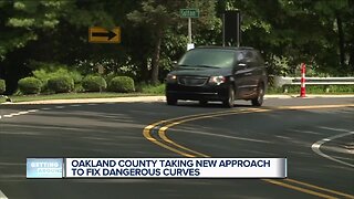 Oakland County taking new approach to fix dangerous curves