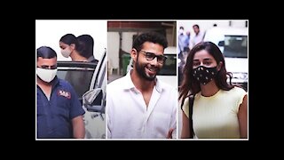 Deepika Padukone, Siddhant Chaturvedi and Ananya Panday Spotted at Dharma Productions | SpotboyE