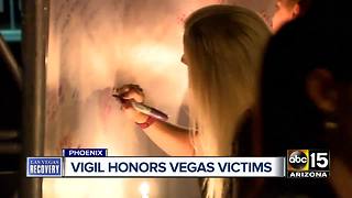 Candlelight vigil for Las Vegas victims in Phoenix