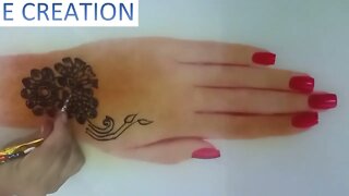 Full hand stylish dulhan henna mehndi design