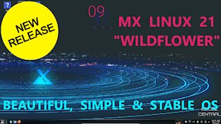 Mx Linux 21 "Wildflower" - Beautiful, Simple & Stable OS