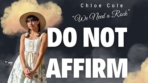 Chole Cole: Do Not Affirm Your Child