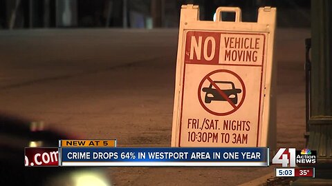 Crime drops 64% in Westport over one year