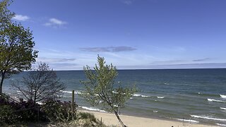 Mountain Biking at Riley then took a trip down to Lake Michigan