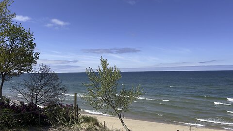 Mountain Biking at Riley then took a trip down to Lake Michigan