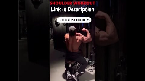 Build 4D Shoulder - Best Shoulder Press Exercises - ShortToon - #shorts