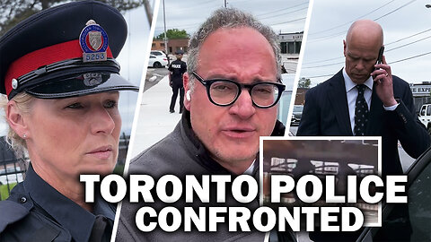 Toronto Police confronted by Ezra Levant after Jewish school shot overnight in suspected hate crime