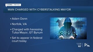 Mayor's accused cyberstalker in court