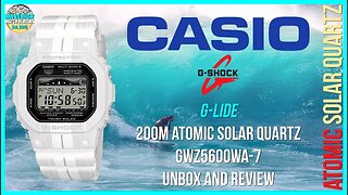 Best Surfing Watch! | Casio G-Shock G-Lide 200m Solar Atomic Quartz GWX5600WA-7 Unbox & Review