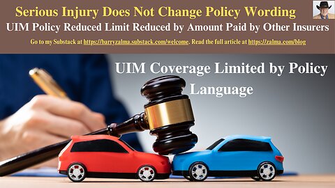 Serious Injury Does Not Change Policy Wording