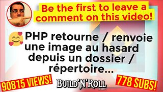 🥰 PHP retourne / renvoie une image au hasard depuis un dossier / répertoire...