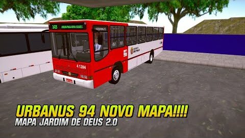 🔴URBANUSS 94 NO NOVO MAPA!!|Mapa Jardim De Deus v2.0|Proton Bus Simulator
