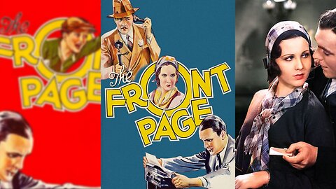 THE FRONT PAGE (1931) Adolphe Menjou, Pat O'Brien & Mary Brian | Comedy, Crime, Drama | B&W