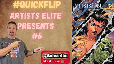 Artists Elite Presents #6 Artists Elite Comics #QuickFlip Comic Review ,,Kincaid,,Kirkham #shorts