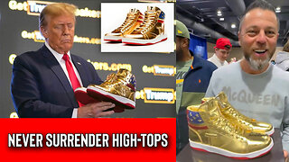 Donald Trump Philly Sneaker Con Man Bids 9k On Never Surrender High-tops