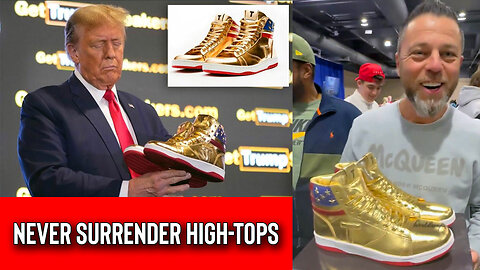 Donald Trump Philly Sneaker Con Man Bids 9k On Never Surrender High-tops