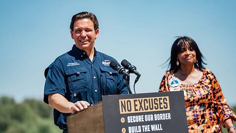 Governor DeSantis Holds a Press Conference in Eagle Pass, Texas (Part 1)