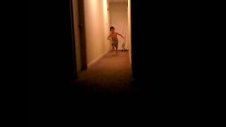 Hallway scares boy