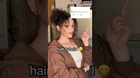 CURLY PONYTAIL TUTORIAL! 🤭 this is my fave hairstyle rn