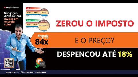 O Preço do Gerador Solar Despencou na Sollares Energia Solar com o imposto Zerado