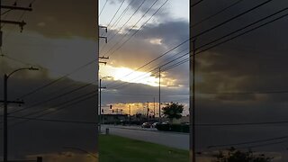 Interesting Cloudy Sunset