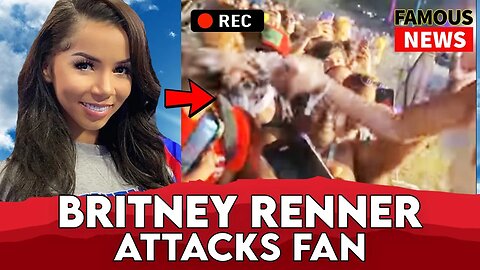 Britney Renner Throws Water At A Fan At Rolling Loud | FAMOUS NEWS