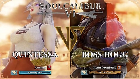 SoulCalibur VI — Amesang (Quintessa) VS HydroDawn30650 (Boss Hogg) | Xbox Series X Ranked