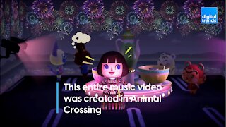 This entire music video was created in Animal Crossing
