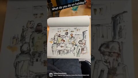 Urban Sketching in my Travel Journal - Capture your moments!