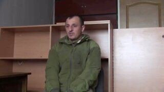 Ukrainian soldier telling about the lack of combat training and morale among mobilized servicemen