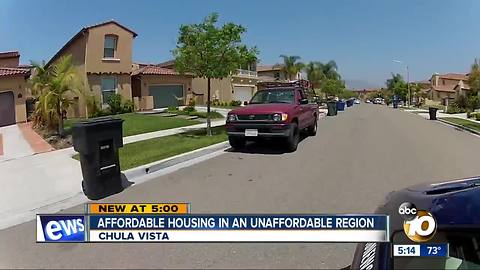 Affordable housing in an unaffordable region