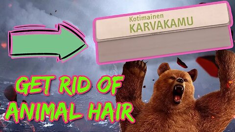 🦮ANIMAL HAIR IN A SOFA? No problem. KARVAKAMU TEST