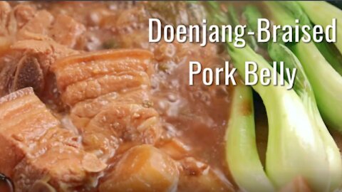 Keto Diet Recipes Keto Doenjang-Braised Pork Belly