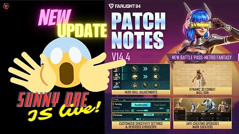 SO MUCH NEW CONTENT IN THIS NEW UPDATE😱🔥- STREAMING FARLIGHT84 LIVE⚡️⚡️!