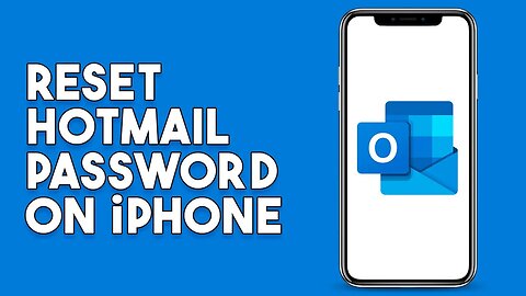 How To Reset Hotmail Password On Iphone (2023)