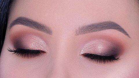 Bronze Bridal Glam Eye Makeup Tutorial