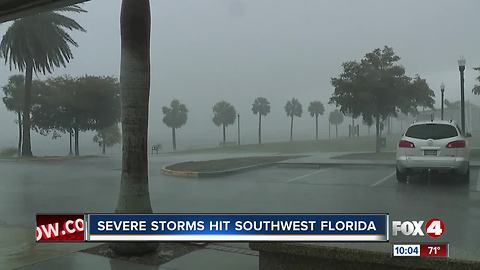 Severe Storms Hits Southwest Florida