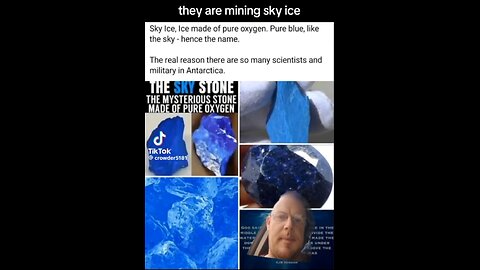 ANTARTICA -THEY ARE MINING ❄️ SKY ICE FROM THE FIRMAMENT