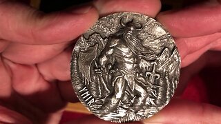 2017 Ymir MAX Relief Legends Of Asgard 3 Oz Silver Coin! Stunning!