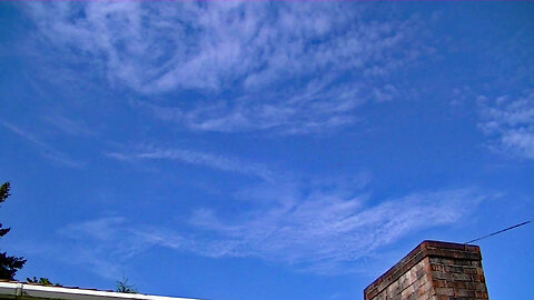 IECV TLV #38 - 👀 Time Lapse Of The Blue Sky & Some White Clouds 5-19-2018