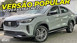 NOVO FIAT FASTBACK TURBO 200 2023 SUV BARATO COM PREÇO DE RENEGADE E + BARATO QUE TIGGO 5X SPORT